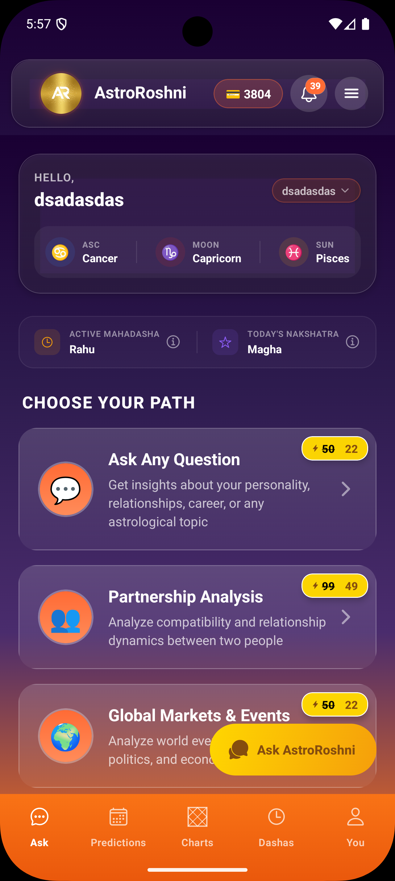 AstroRoshni mobile app